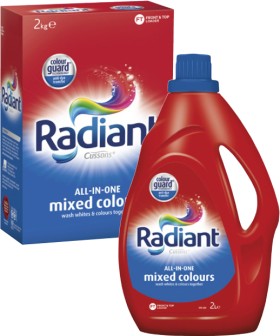 Radiant+Laundry+Liquid+2+Litre+or+Powder+2kg