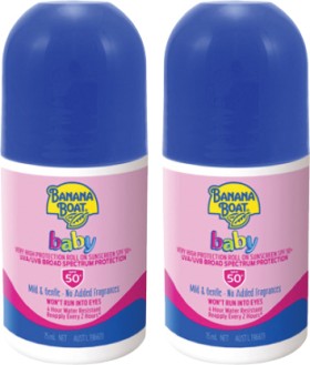 Banana-Boat-Baby-Roll-On-Sunscreen-SPF50-75mL on sale