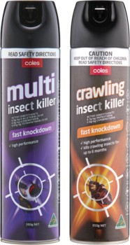 Coles+Fast+Knockdown+Multi+or+Crawling+Insect+Killer+300g-350g