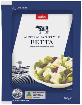 Coles-Australian-Style-Fetta-200g on sale