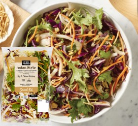 Coles+Kitchen+Asian+Style+Salad+Kit+350g+or+Caesar+Salad+Kit+290g