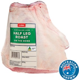 Coles-Australian-Lamb-Whole-or-Half-Leg-Roast on sale