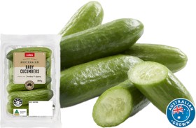 Coles+Australian+Baby+Cucumbers+250g+Pack