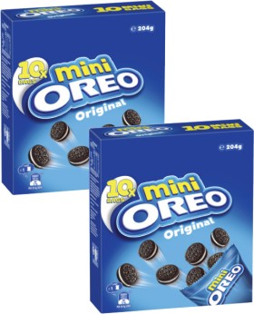Oreo-Mini-Creme-Cookies-10-Pack-204g on sale
