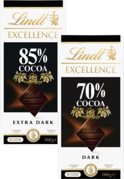Lindt-Excellence-Block-Chocolate-80g-100g on sale