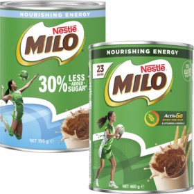 Nestl-Milo-395g-460g on sale