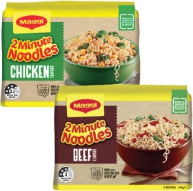 Maggi+2+Minute+Noodles+5+Pack+345g-395g