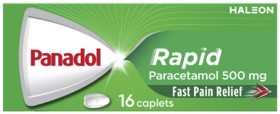 Panadol-Rapid-Paracetamol-Pain-Relief-Caplets-16-Pack on sale