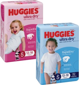 Huggies-Ultra-Dry-Bulk-Nappies-30-Pack-54-Pack on sale