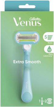 Gillette-Venus-Extra-Smooth-Razor-Kit-with-2-Refill-Blades-1-Pack on sale