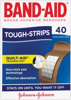 Band-Aid-Tough-Strips-40-Sterile-Fabric-Strips on sale