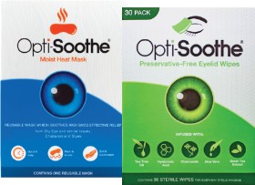 Opti-Soothe+Moist+Heat+Mask+or+Preservative-Free+Eyelid+Wipes+30+Wipes