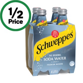 Schweppes+Soft+Drink%2C+Mineral+Water+or+Mixer+Varieties+4+x+300ml