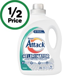 Biozet+Attack+Plus+Laundry+Liquid+2+Litre+or+Powder+2+kg