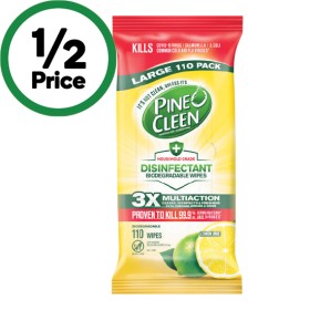 Pine-O-Cleen-Disinfectant-Wipes-Pk-110 on sale