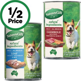 Natures-Gift-Wet-Dog-Food-700g on sale