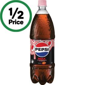Pepsi-Max-Strawberries-Cream-125-Litre on sale