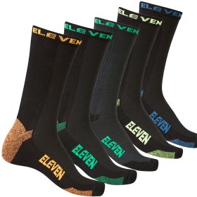 ELEVEN+Workwear+Bamboo+Crew+Socks+5-Pack