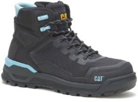 CAT-Propulsion-CT-Zip-Sided-Lace-Up-Womens-Safety-Boots-BlackSky-Blue on sale