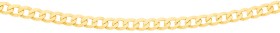 9ct-Gold-55cm-Solid-Curb-Chain on sale