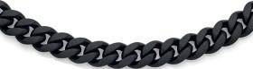 Stainless-Steel-55cm-Black-Plated-Matte-Curb-Chain on sale