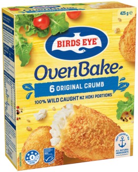 Birds+Eye+Oven+Bake+Fish+Fillets+425g+Selected+Varieties