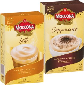 Moccona+Coffee+Sachets+8%E2%80%9110+Pack+Selected+Varieties