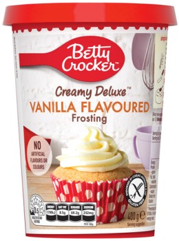 Betty+Crocker+Creamy+Deluxe+Frosting+400g+Selected+Varieties