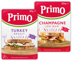 Primo+Sliced+or+Shaved+Meats+80%E2%80%91100g+Selected+Varieties