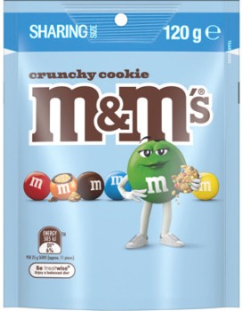 NEW-MMs-Crunchy-Cookie-Share-Pack-120g on sale
