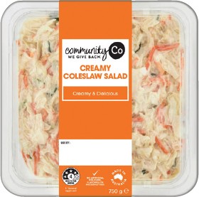 Community-Co-Creamy-Coleslaw-Salad-750g on sale