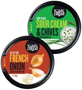 ZoOSh-Dip-185g-Selected-Varieties on sale