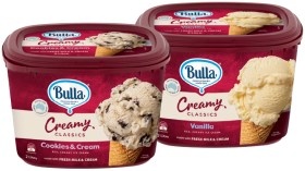 Bulla-Creamy-Classics-Ice-Cream-2-Litre-Selected-Varieties on sale