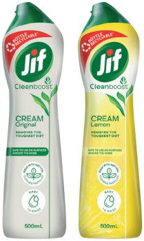 Jif-Cream-Cleanser-500mL-Selected-Varieties on sale