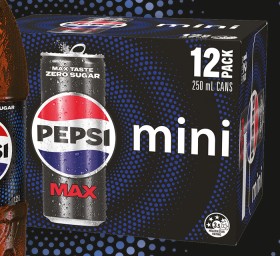 Pepsi+Max%2C+Solo+or+Schweppes+Mini+Can+12x250mL