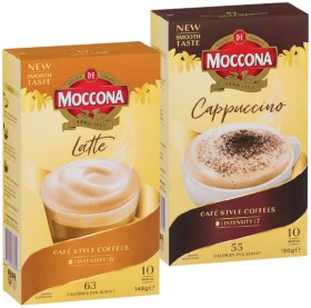 Moccona+Coffee+Sachets+8%E2%80%9110+Pack+Selected+Varieties