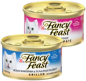 Purina-Fancy-Feast-Wet-Cat-Food-85g-Selected-Varieties on sale