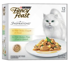 Purina-Fancy-Feast-Inspirations-Wet-Cat-Food-12x70g-Selected-Varieties on sale
