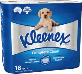 Kleenex+Complete+Clean+Toilet+Tissue+18+Pack