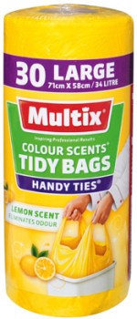 Multix-Colour-Scents-Handy-Ties-Tidy-Bags-Large-30-Pack-Selected-Varieties on sale