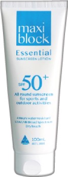 Maxi+Block+SPF50%2B+Sunscreen+Lotion+100mL+Selected+Varieties%2A