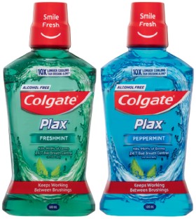 Colgate-Plax-Mouthwash-500mL-Selected-Varieties on sale