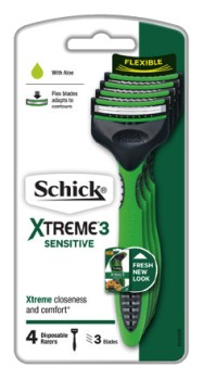 Schick+Xtreme+3+Sensitive+Disposable+Razors+4+Pack