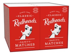 Redheads-Matches-Safety-1045-Pack on sale