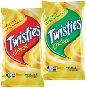 Twisties-65-90g-Selected-Varieties on sale