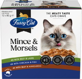 Fussy-Cat-Wet-Cat-Food-12x80g-Selected-Varieties on sale