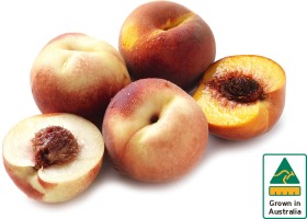 Australian-Yellow-White-Peaches on sale