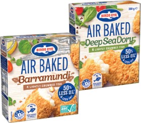 Birds+Eye+Air+Baked+Crumbed+Fish+250%E2%80%91380g+Selected+Varieties