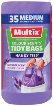 Multix+Colour+Scents+Handy+Ties+Tidy+Bags+Lavender+Medium+35+Pack
