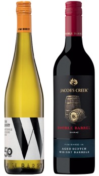 Jim-Barry-Watervale-or-Jacobs-Creek-Double-Barrel-750mL-Varieties on sale